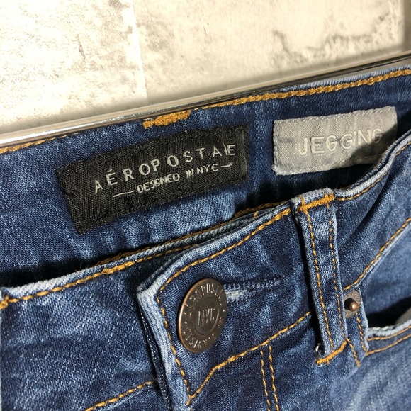 Aeropostale legging Jean Size 0 REG/NORMAL - Picture 3 of 10